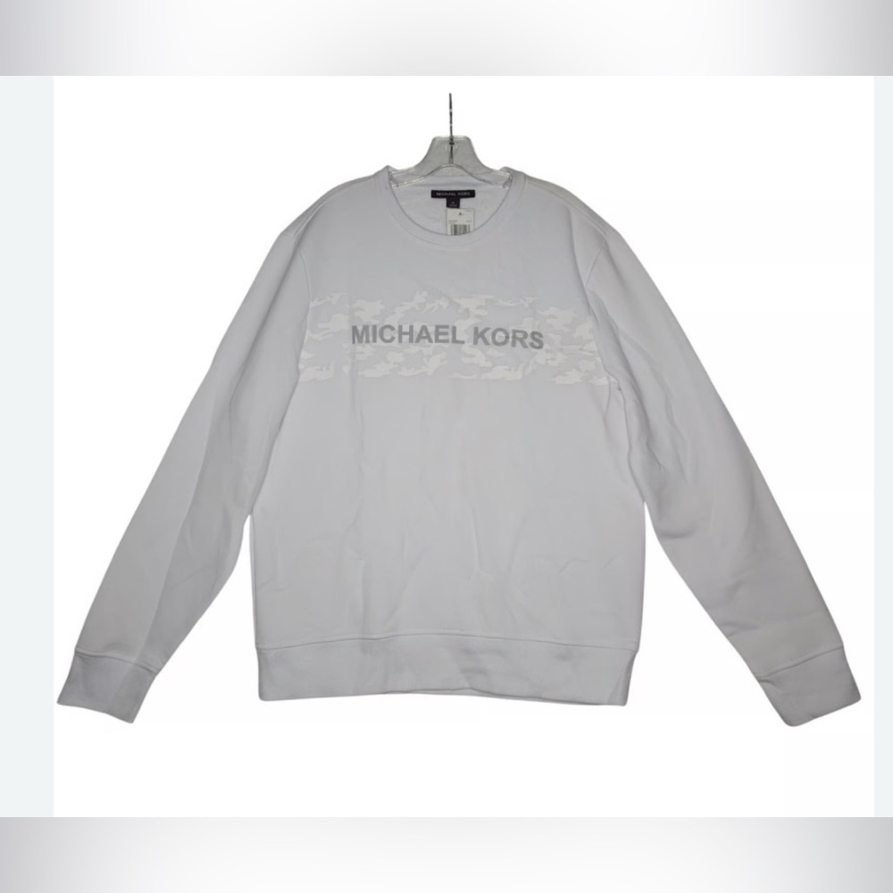 Michael Kors White Crewneck Sweater for Men